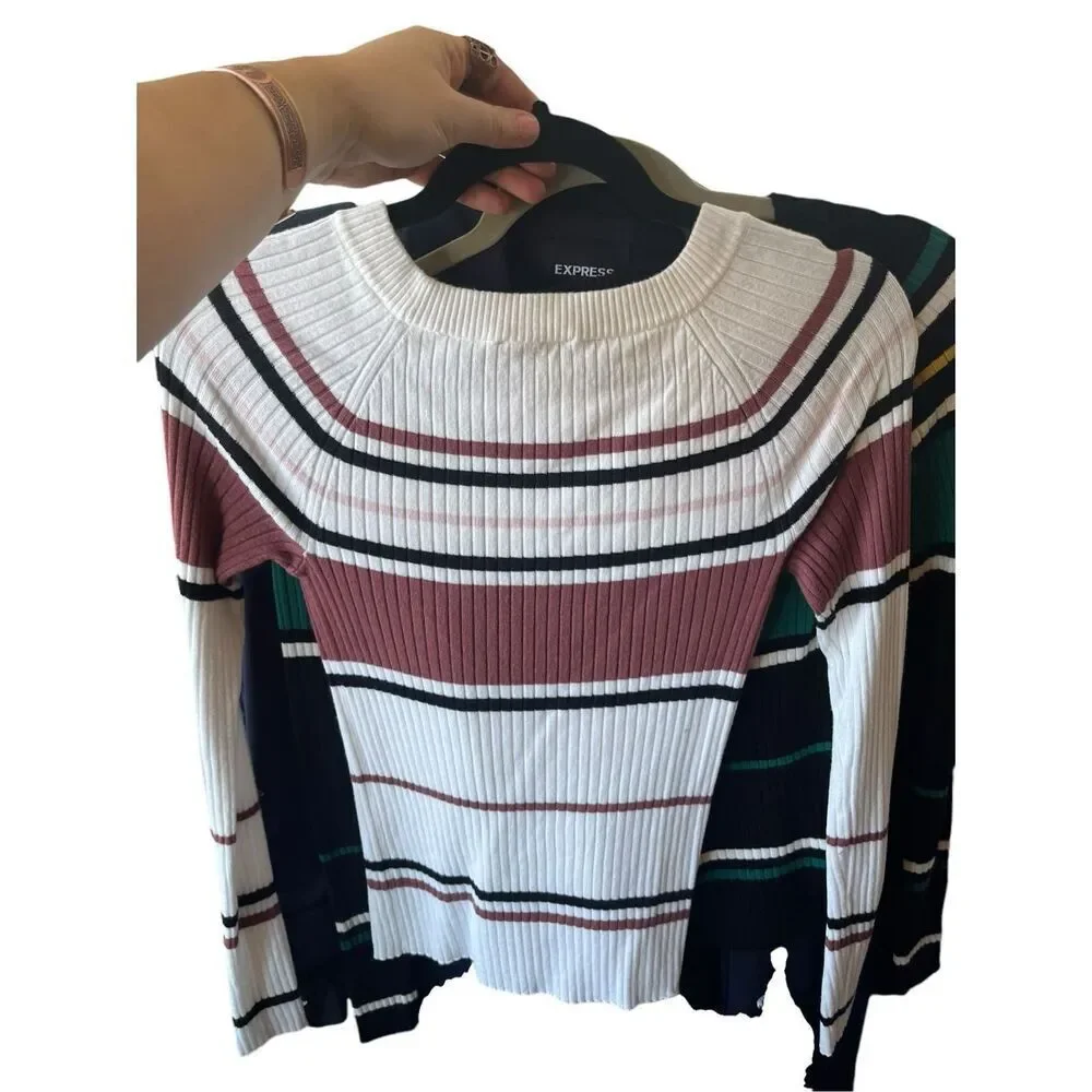 Boatneck sweater by Express XS Petite